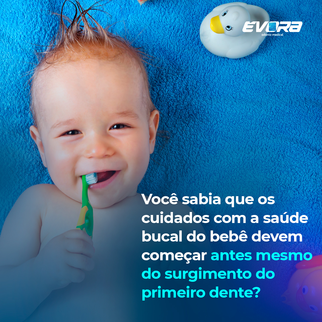 Você sabia que os cuidados com a saúde bucal do bebê devem começar antes mesmo do surgimento do primeiro dente?